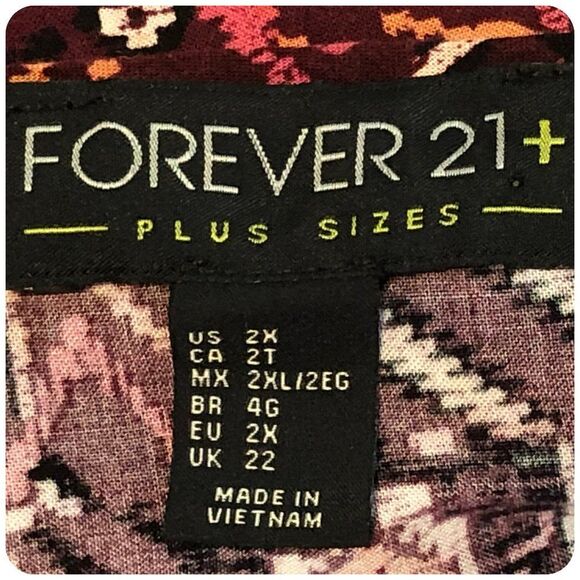 FOREVER 21 + Midi Dress Plus Size 2x - Picture 4 of 4